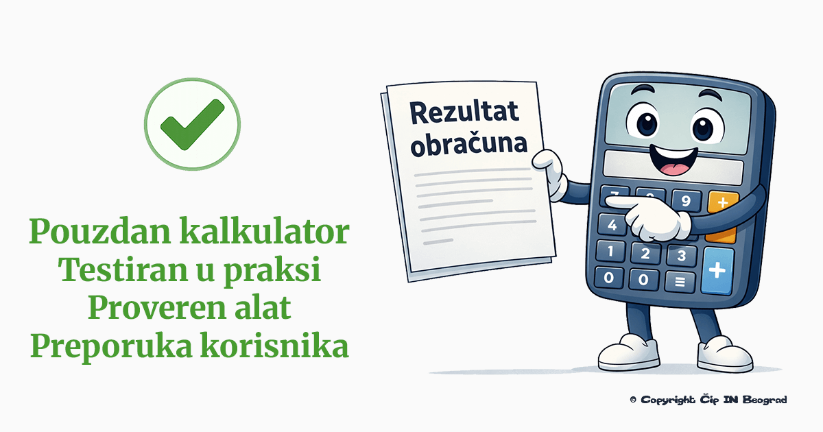 Kalkulator – donacije putem IPS naplate